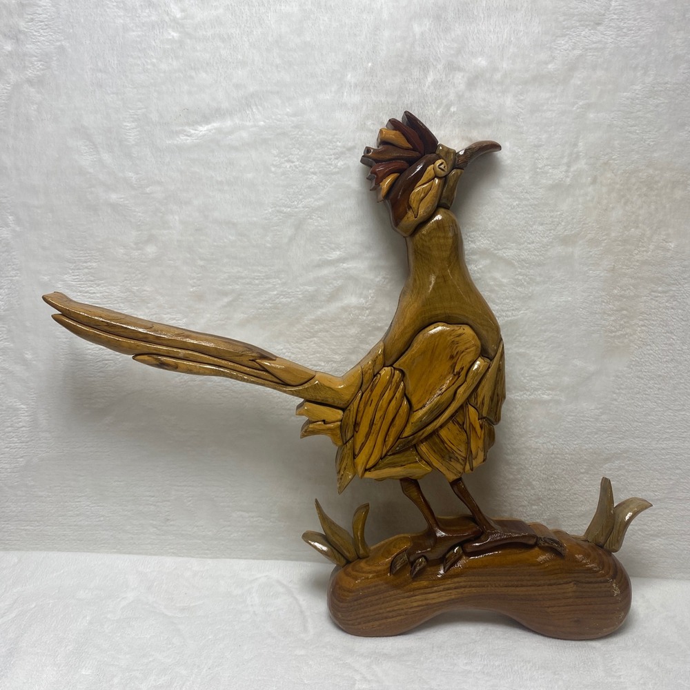 Vintage Wooden Roadrunner‎ Wall Art Southwestern Desert Decor